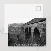 Accrington Viadukt Postkarte (Vorne/Hinten)