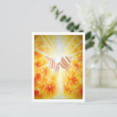 Accueillir la Lumière Postkarte (Stehend Vorderseite)