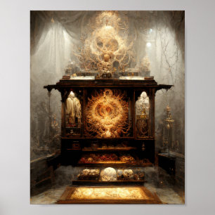 Accurated Altar 2 Dark Fantasy Art Poster
