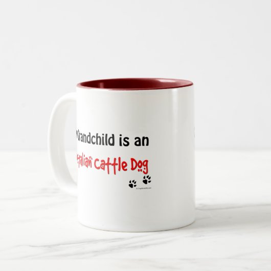 Acd-Enkelkind Zweifarbige Tasse (Vorderseite Links)