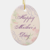 ACD Herz Mama Keramik Ornament (Hinten)