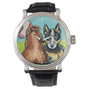 Acd- und Brown-Kuh Armbanduhr