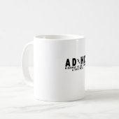 ACDC ADHD Landstraßen-he Blick ein Eichhörnchen! Kaffeetasse (Vorderseite Links)