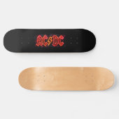 ACDC-Logo-Kunst Skateboard (Horizontal)