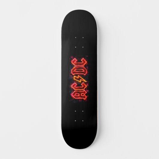 ACDC-Logo-Kunst Skateboard (Vorderseite)