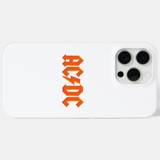 ACDC Musikband Case-Mate iPhone Hülle (Rückseite (Horizontal))
