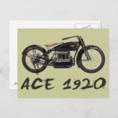 Ace 1920 postkarte (Vorne/Hinten)