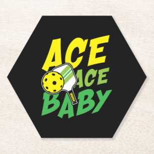 Ace ace Baby für Pickleball-Spieler Untersetzer