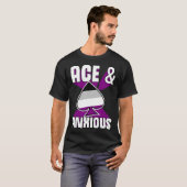 Ace And Anxious Asexual Pride Symbol Introvert T-Shirt (Vorne ganz)