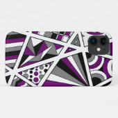 Ace Asexual Pride Zen Doodle Case-Mate iPhone Hülle (Rückseite (Horizontal))