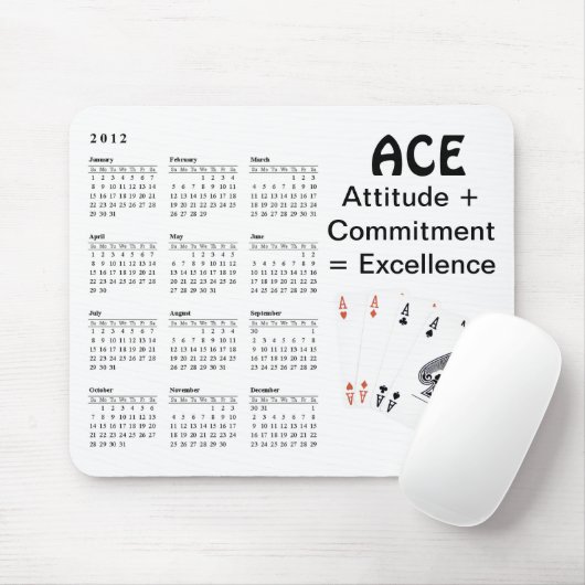 ACE Attitude + Commitment = Exzellenz Mousepad (Mit Mouse)