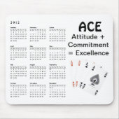 ACE Attitude + Commitment = Exzellenz Mousepad (Vorne)
