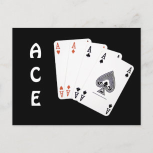 ACE Attitude + Commitment = Exzellenz Postkarte
