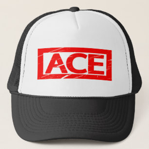 Ace Briefmarke Truckerkappe