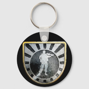 Ace Button Schlüsselanhänger