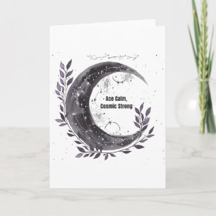 Ace Calm Cosmic Stark – Asexuelle Stolz LGBTQ Einladung
