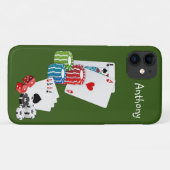 Ace Cards iPhone Case (Rückseite (Horizontal))