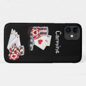 Ace Cards iPhone Case (Rückseite (Horizontal))