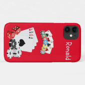 Ace Cards iPhone Case (Rückseite (Horizontal))