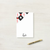 Ace Cards nach dem Kauf Post-it Klebezettel (Auf Schreibtisch)