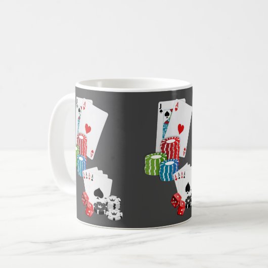 Ace Cards-Tasse Kaffeetasse (Vorderseite Links)