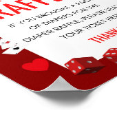 Ace Casino Baby Showspielzeichen Poster (Ecke)