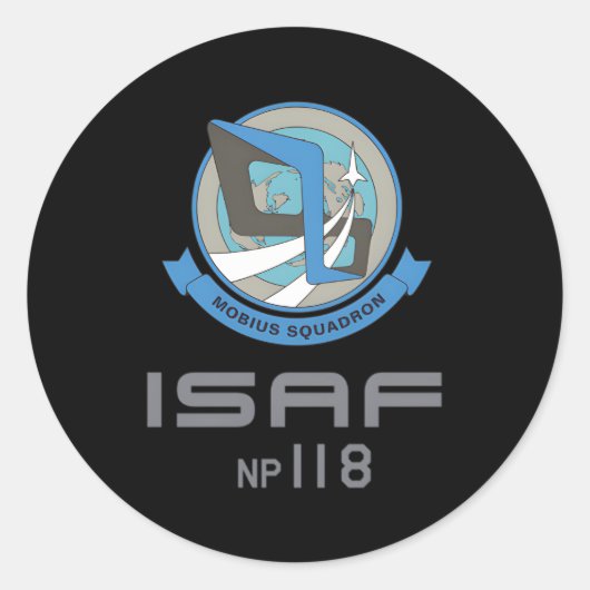 Ace Combat 04 Mobius Squadron Runder Aufkleber (Vorderseite)
