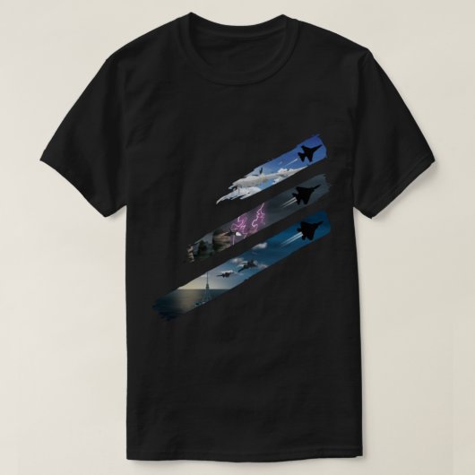 Ace Combat As Combat 7_ Drei Streiks_ T-Shirt (Design vorne)