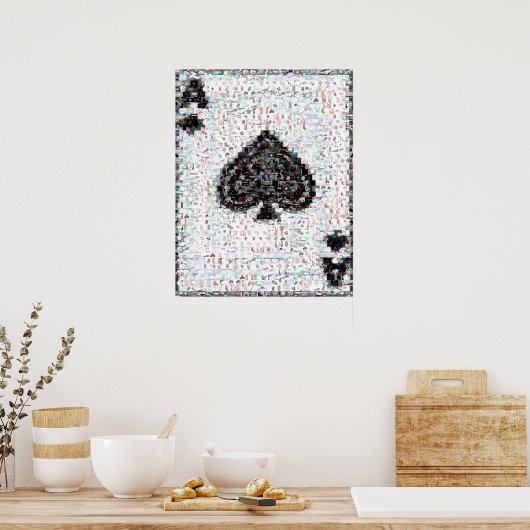 Ace des Spades Montage Poster (Küche)