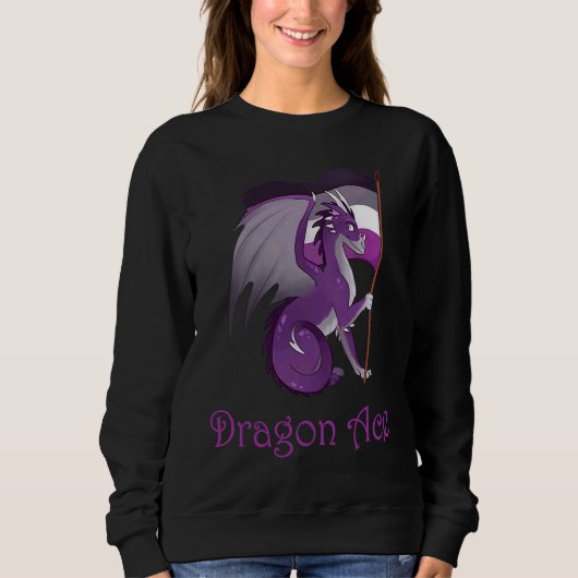 ACE Dragon Asexual LGBT Dragon Sweatshirt (Vorderseite)