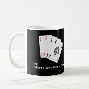 ACE Einstellung + Engagement = Exzellenz Kaffeetasse