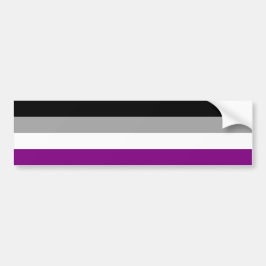 Ace-Flag (Asexualität) Autoaufkleber