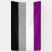 Ace-Flag (Asexualität) Banner (Vertikal)