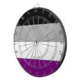 Ace-Flag (Asexualität) Dartscheibe (Vorderseite rechts)