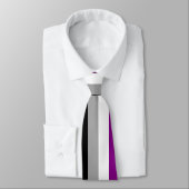 Ace-Flag (Asexualität) Krawatte (Gebunden)
