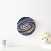 Ace galaxy - runde wanduhr (Zuhause)