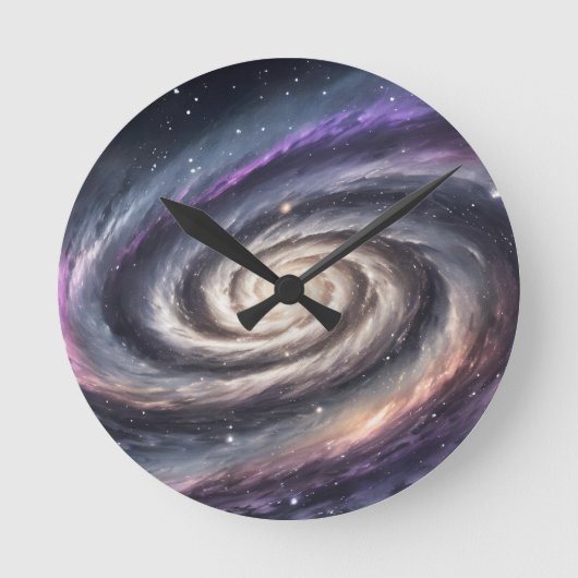 Ace galaxy - runde wanduhr (Vorderseite)