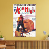 Ace High Magazine Cover 2 Leinwanddruck (Insitu (Wohnzimmer))