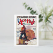 Ace High Magazine Cover 2 Postkarte (Stehend Vorderseite)