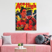 Ace High Magazine Cover 3 Leinwanddruck (Insitu (Wohnzimmer))