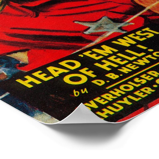 Ace High Magazine Cover 3 Poster (Ecke)