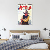 Ace High Magazine Cover Leinwanddruck (Insitu (Schlafzimmer))