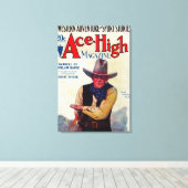Ace High Magazine Cover Leinwanddruck (Insitu (Holzboden))