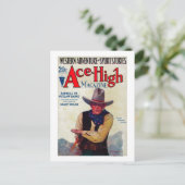 Ace High Magazine Cover Postkarte (Stehend Vorderseite)