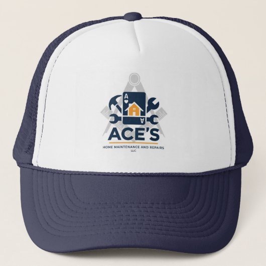 Ace Home Maintenance and Repairs Hat Truckerkappe (Vorderseite)