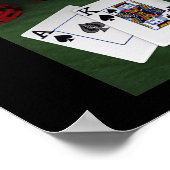 Ace King Suited - Big Slick Poster (Ecke)