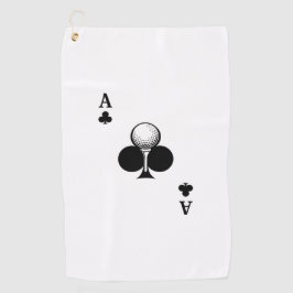 Ace of Clubs Golfhandtuch