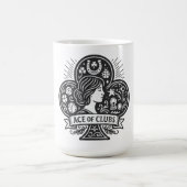 Ace of Clubs — Lady Luck Cameo Kaffeetasse (Mittel)