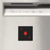 Ace of Diamond Deck of Cards Halloween-Kostüm Magnet (In Situ (Geschirrspüler))