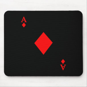 Ace of Diamond Deck of Cards Halloween-Kostüm Mousepad